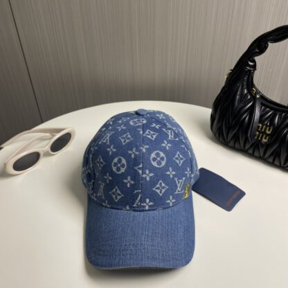Louis Vuitton denim jacquard baseball cap - Image 8