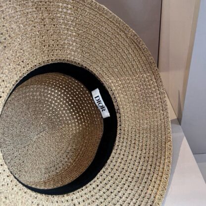 Dior hollow hat fashionable straw hat - Image 7