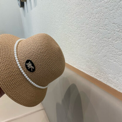 Dior hollow dome straw hat - Image 9