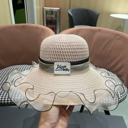 Dior elegant wide-brimmed sun hat - Image 8