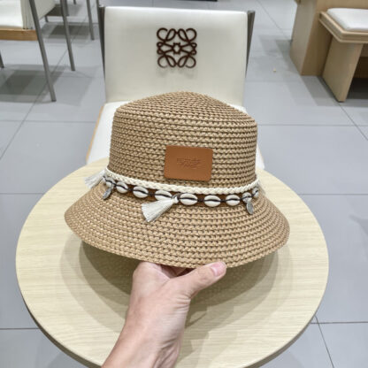 Hermès hollow bucket straw hat - Image 8