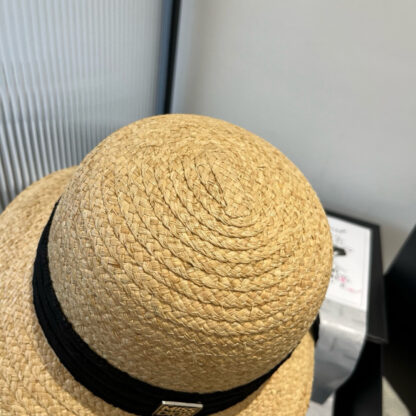 Dior stylish simple casual straw hat - Image 9
