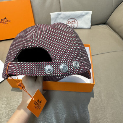 Hermès canvas baseball cap - Image 8