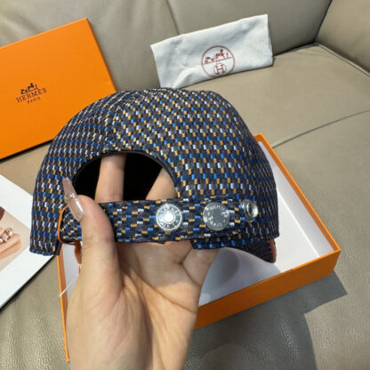 Hermès canvas baseball cap - Image 8