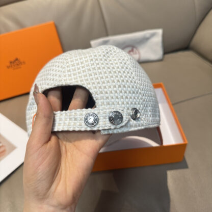 Hermès canvas baseball cap - Image 8