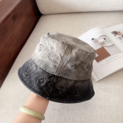 Louis Vuitton stylish high-end denim bucket hat - Image 8