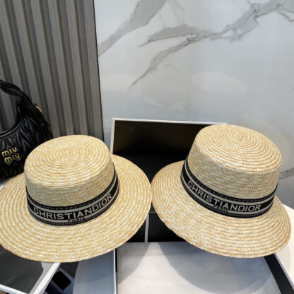 Dior Fashion Straw Hat - Image 9