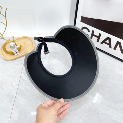 Dior Fashion Holiday Sunhat Open Top Hat - Image 9