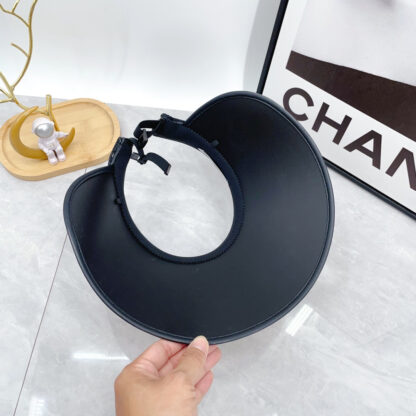 Dior Fashion Holiday Sunhat Open Top Hat - Image 9