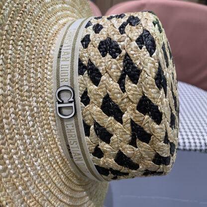 Dior stylish raffia hat - Image 9