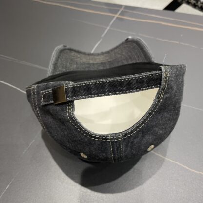 Hermes Fashion Denim Baseball Cap - Image 8