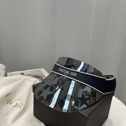 Dior Fashion Star Print Exquisite Sun Hat - Image 9