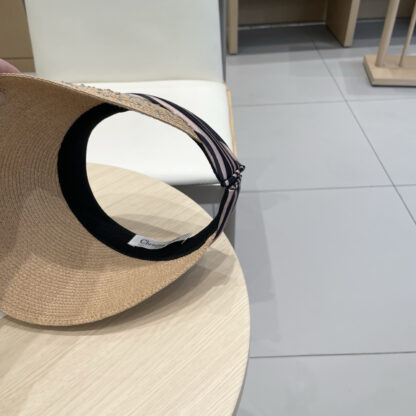 Dior rhinestone visor hat - Image 9