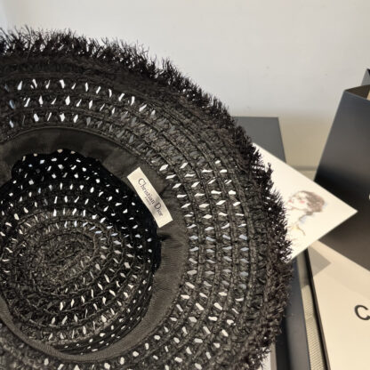 Dior new raffia basin hat - Image 9