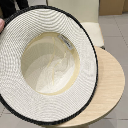 Dior new flat straw hat - Image 9