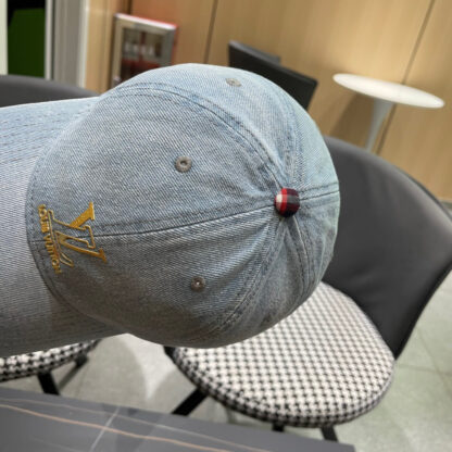 Louis Vuitton Denim Baseball Cap - Image 9