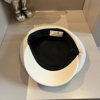 Hermès woolen new duckbill military cap - Image 8