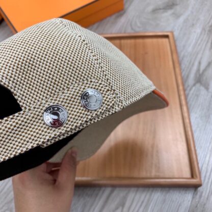 Hermès canvas baseball cap - Image 8