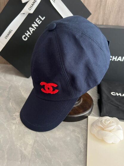 Chanel Embroidered Chunky Baseball Cap - Image 8