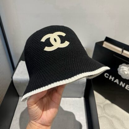 Chanel Knitted Bucket Hat - Image 6