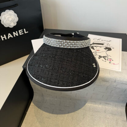 Chanel Pearl Headband Sun Hat - Image 8