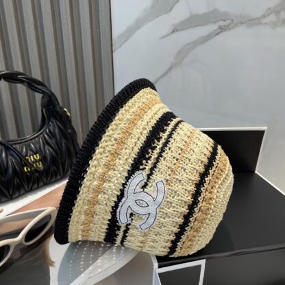 Chanel Knitted Sun Bucket Hat - Image 8