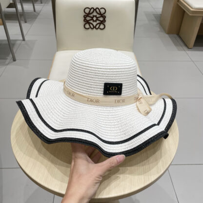 Dior bowler straw hat - Image 9