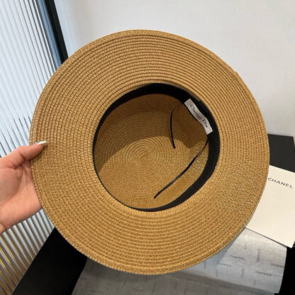 Dior silk ribbon flat hat - Image 9