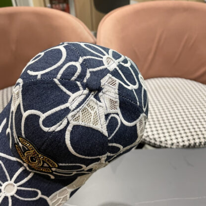 Chanel Summer Embroidered Flower All-match Baseball Cap - Image 8