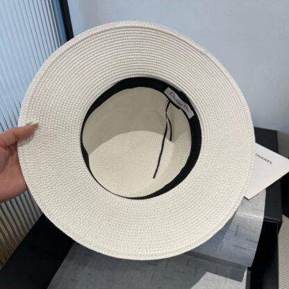 Dior silk ribbon flat hat - Image 9