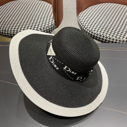 Dior straw sun hat - Image 9