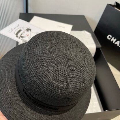 Dior simple straw bucket hat - Image 9