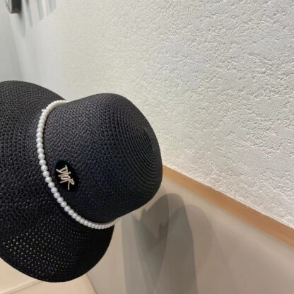 Dior hollow dome straw hat - Image 9