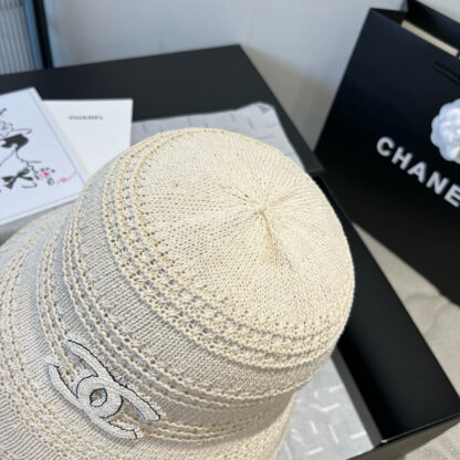 Chanel Spring/Summer Knitted Bucket Hat - Image 8