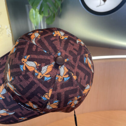 Fendi Lightweight Breathable Vintage Baseball Cap - Image 9