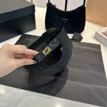 Fendi jacquard half-visor baseball cap - Image 9