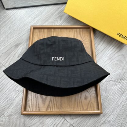 Fendi printed double embroidered bucket hat - Image 9