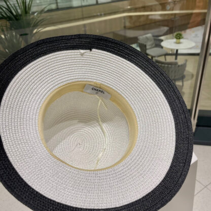Chanel sunshade lady straw hat - Image 8