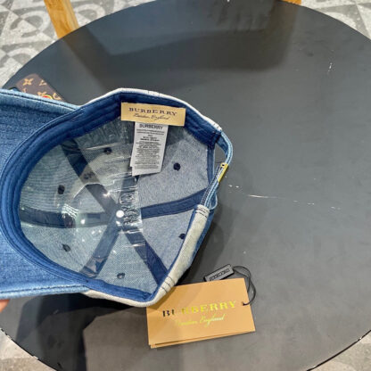 Burberry gradient denim baseball cap - Image 9