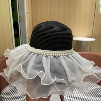 Burberry Classic Straw Bucket Hat - Image 8