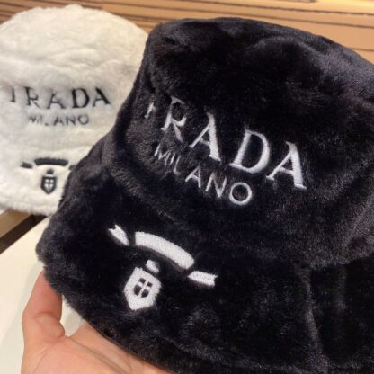 Prada velvet bucket hat - Image 8