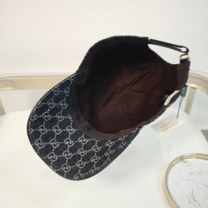 Gucci Denim Baseball Cap - Image 7