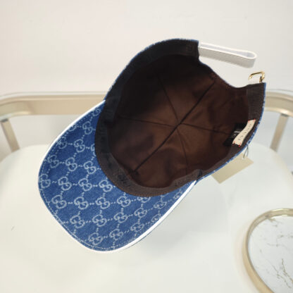 Gucci Denim Baseball Cap - Image 7