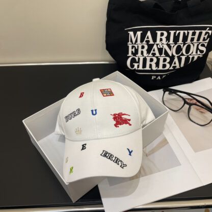 Burberry 3D Embroidered Fashion Baseball Cap - Image 9