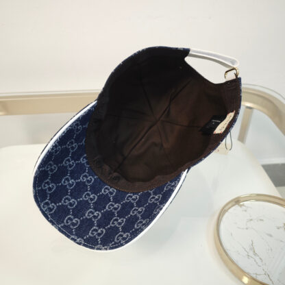 Gucci Denim Baseball Cap - Image 7