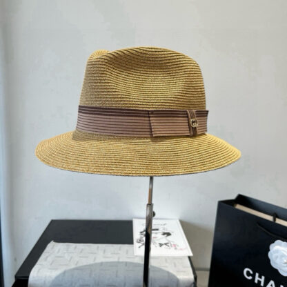 Gucci flat top hat sun hat - Image 8
