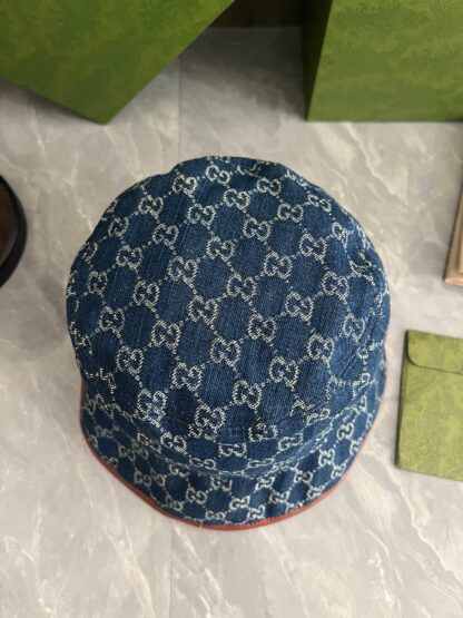Gucci Double G jacquard bucket hat - Image 8