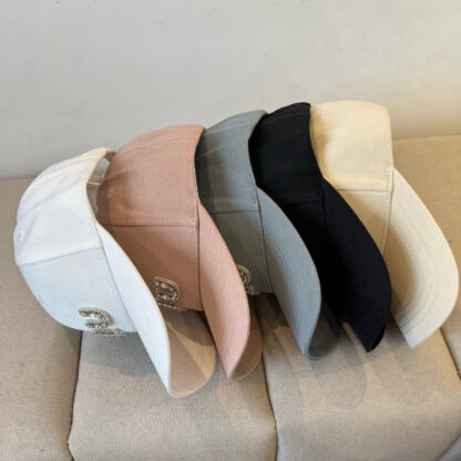 Miu Miu exquisite diamond logo fashion baseball cap - Image 9