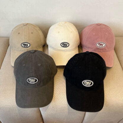 Miu Miu Denim Baseball Cap - Image 9