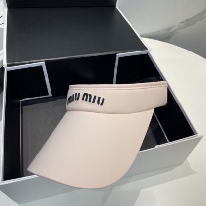 Miu Miu ice silk open top hat - Image 9
